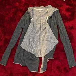 Abercrombie Medium Drape Neck Hooded Cardigan